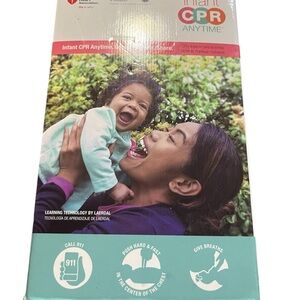 Infant CPR Anytime Kit AHA Heart Assoc. DVD Training + Baby Manikin‎ NEW